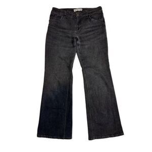 Izod jeans women’s 12 black boot cut modern fit designer jeans some stretch